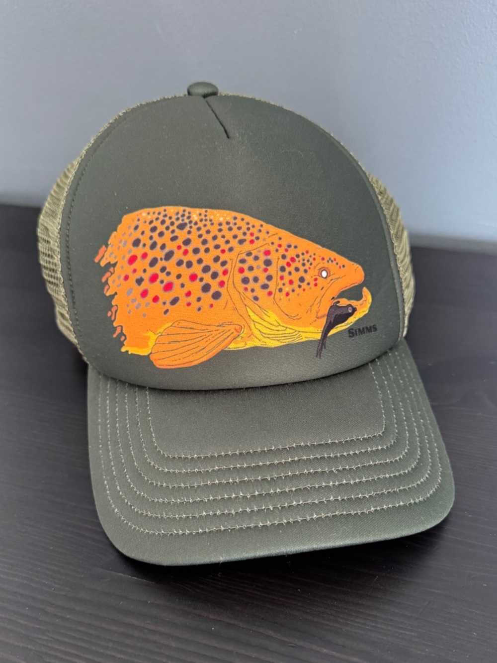 Simms Kype Jaw Trucker SnapBack Hat